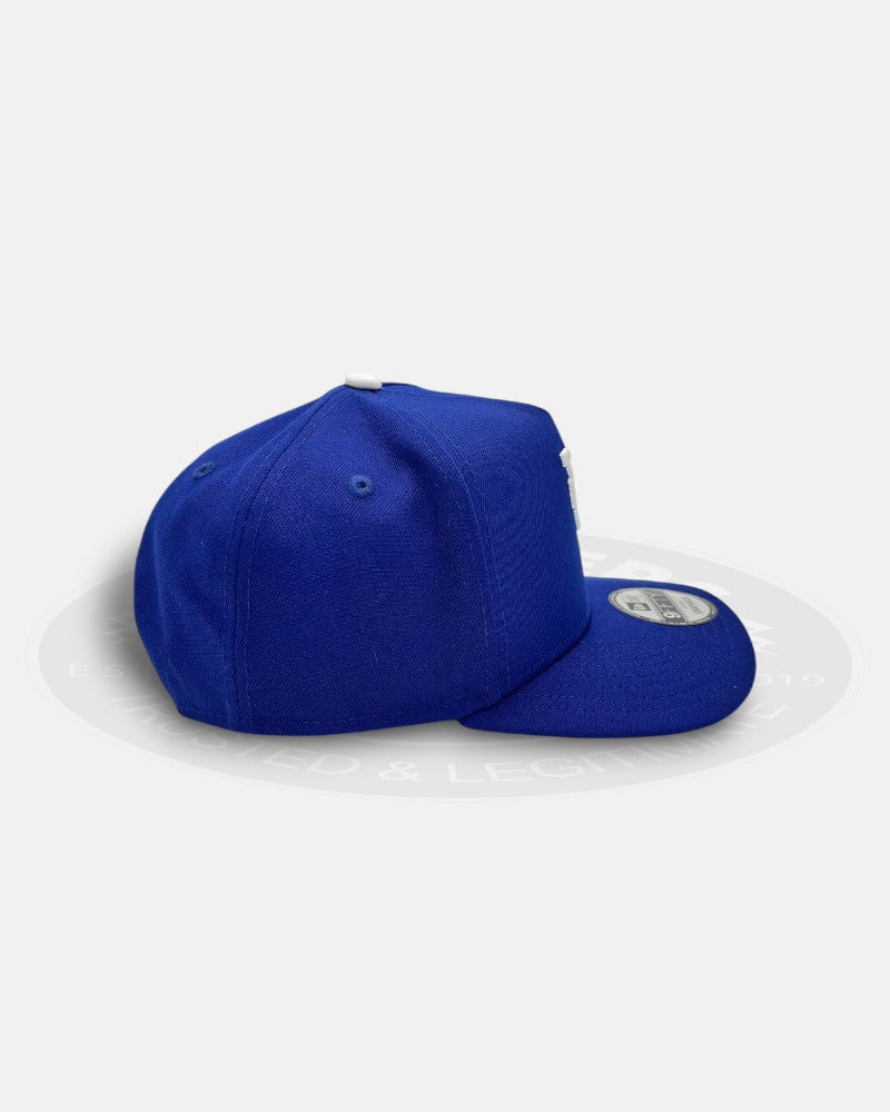 Los Angeles Dodgers Upside Down Chrome Blue 9Fifty A-Frame Snapback Hat