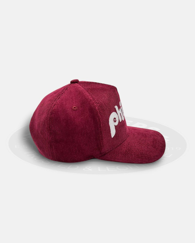 Philadelphia Phillies Cooperstown Collection Corduroy Pro Pinch Fit Snapback Hat