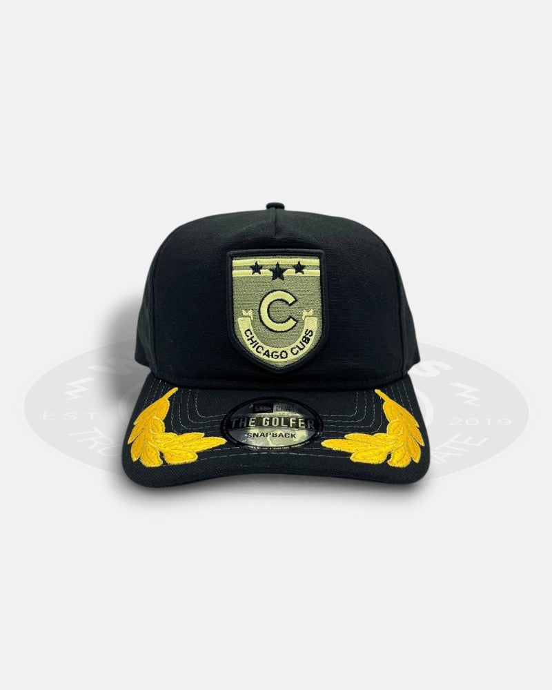 Chicago Cubs 3 Star Wreath The Golfer Snapback Hat