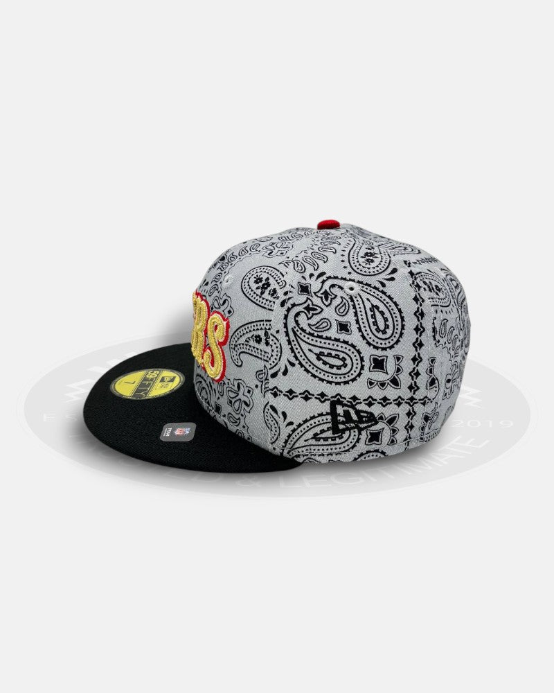 San Francisco 49ers Paisley 1946-1986 40th Year 59Fifty Fitted Hat
