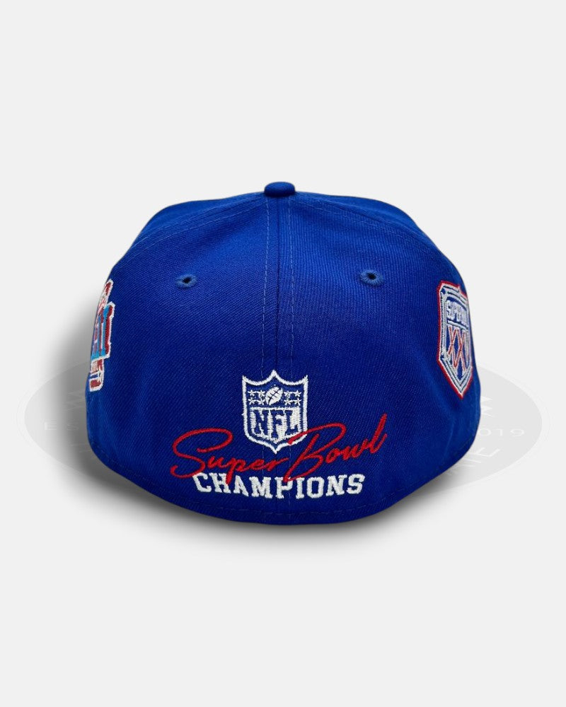 New York Mets Superbowl Champion Overall Logo 59Fifty Fitted Hat