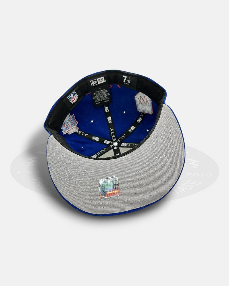 New York Mets Superbowl Champion Overall Logo 59Fifty Fitted Hat