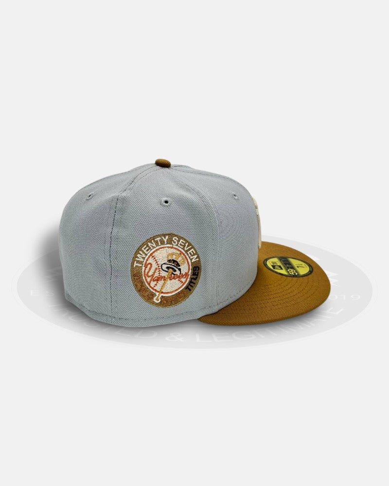New York Yankees Twenty Seven World Series Titles Two Tone 59Fifty Fitted Hat
