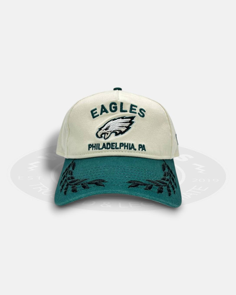 Philadelphia Eagles Wreath Collection 9Twenty Adjustable Strapback Hat