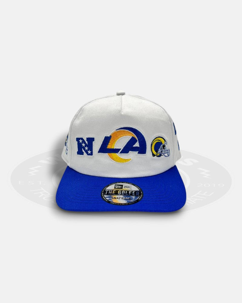Los Angeles Rams Overall Logo The Golfer Snapback Hat
