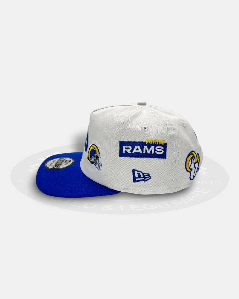 Los Angeles Rams Overall Logo The Golfer Snapback Hat
