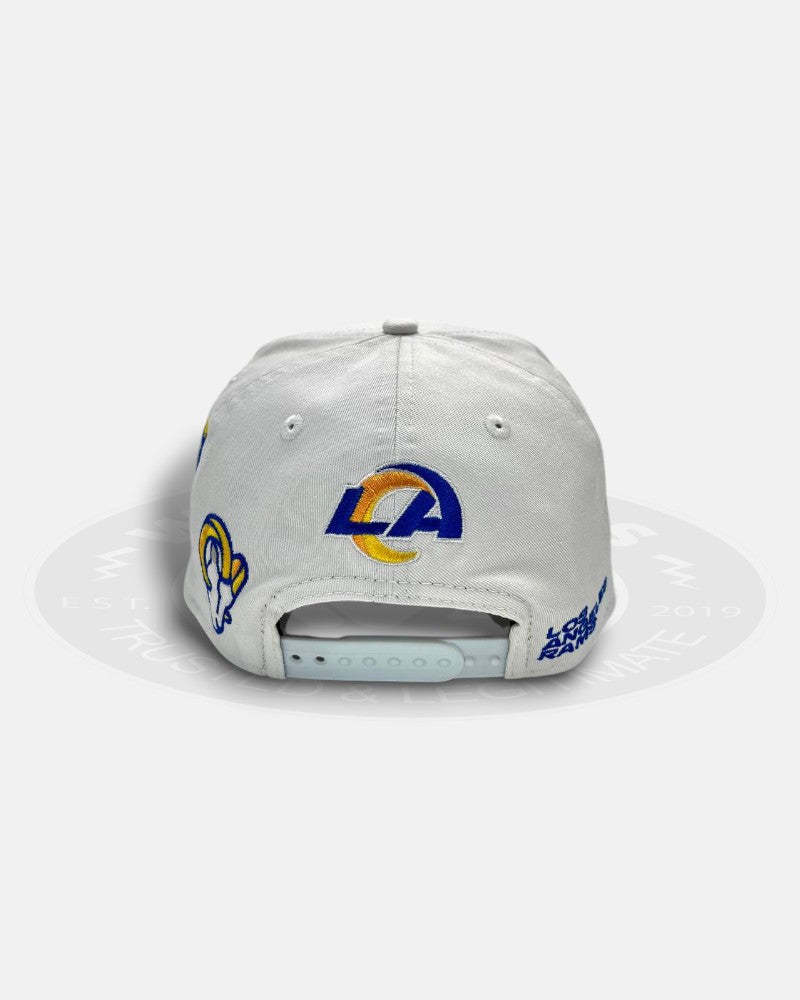 Los Angeles Rams Overall Logo The Golfer Snapback Hat