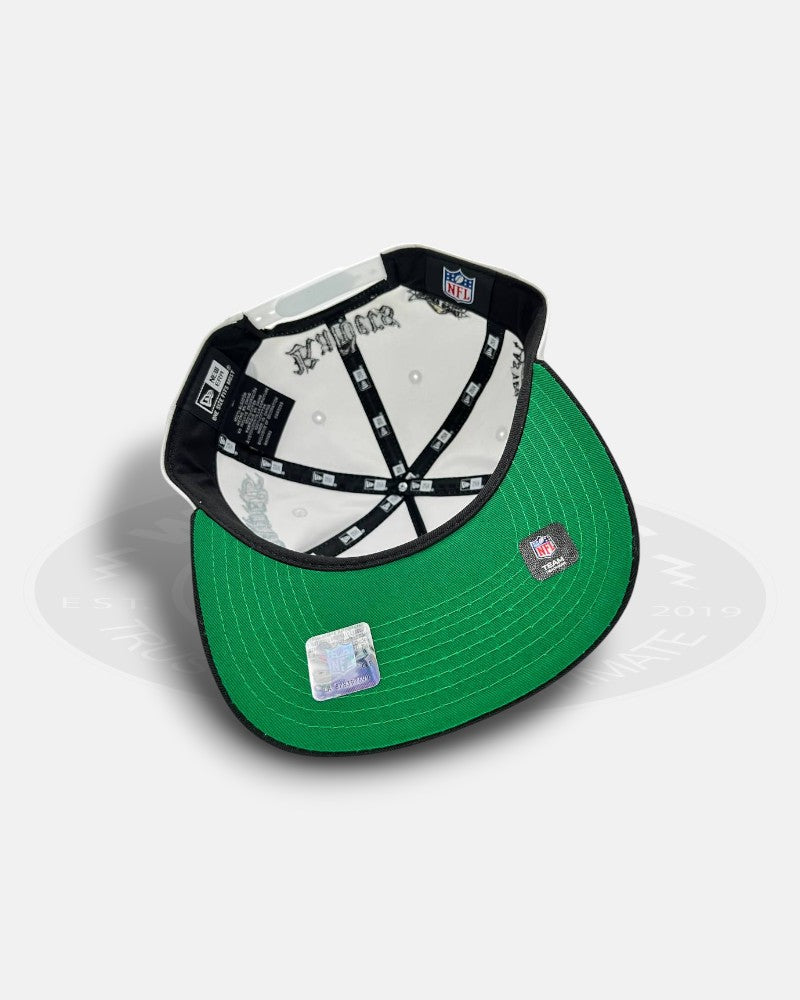 Las Vegas Raiders Overall Logo The Golfer Snapback Hat