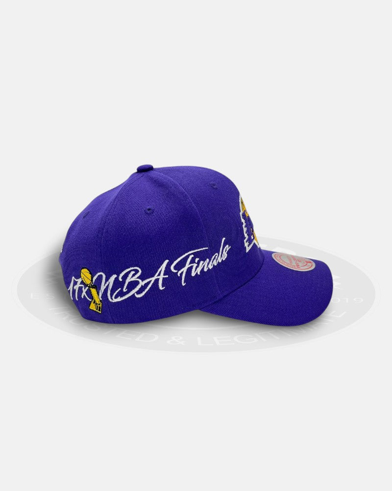 Los Angeles Lakers NBA Champion Overall Logo Pro Crown Snapback Hat