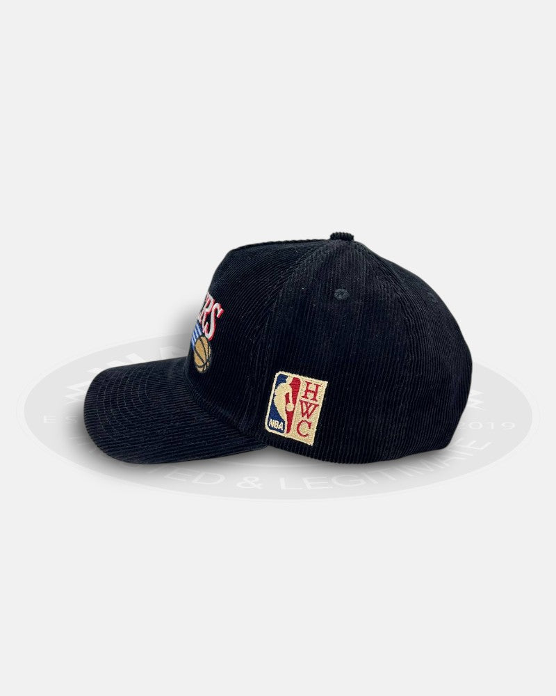Philadelphia 76ers Hard Wood Classic Collection Corduroy Pro Pinch Fit Snapback Hat