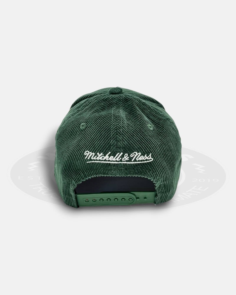 Seattle Supersonics Hard Wood Classic Collection Corduroy Pro Pinch Fit Snapback Hat