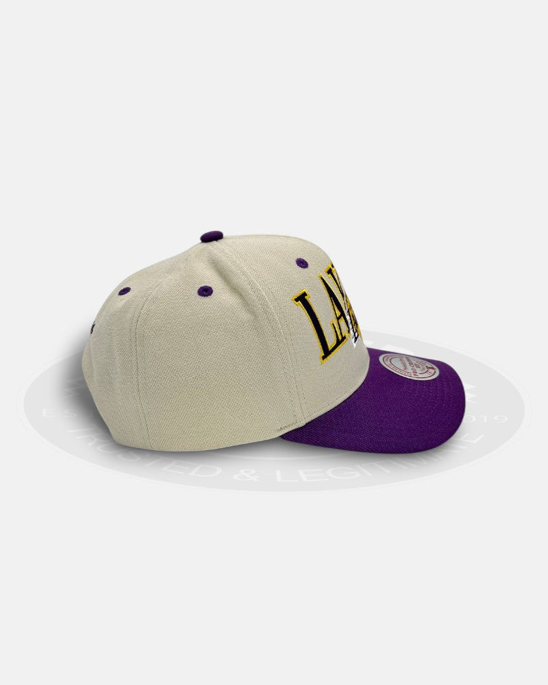 Los Angeles Lakers Team Logo Pro Crown Snapback Hat