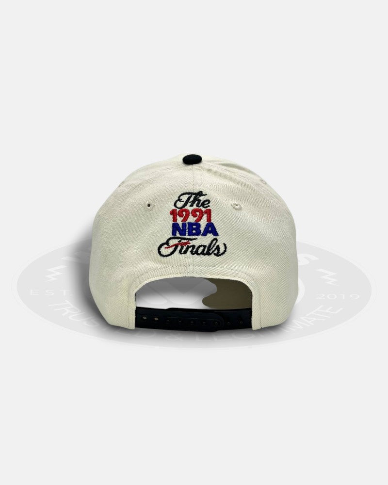 Chicago Bulls East vs Los Angeles Lakers West 1991 NBA Finals Deadstock Fit Snapback Hat