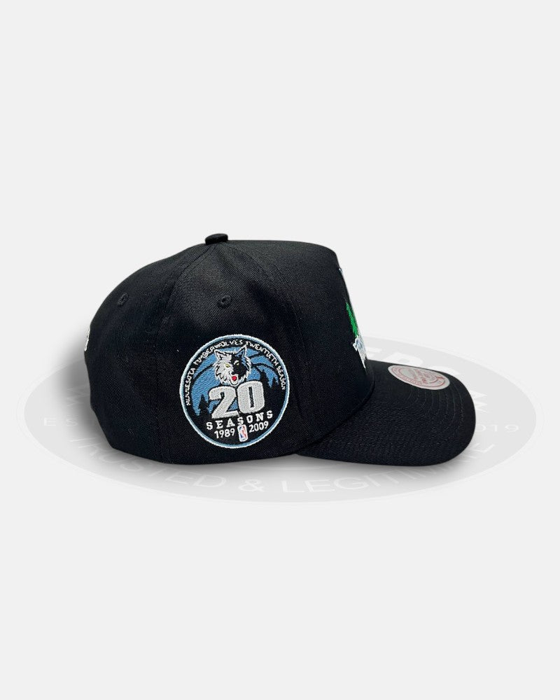 Minnesota Timberwolves 1989-2009 20th Seasons Pro Pinch Fit Snapback Hat