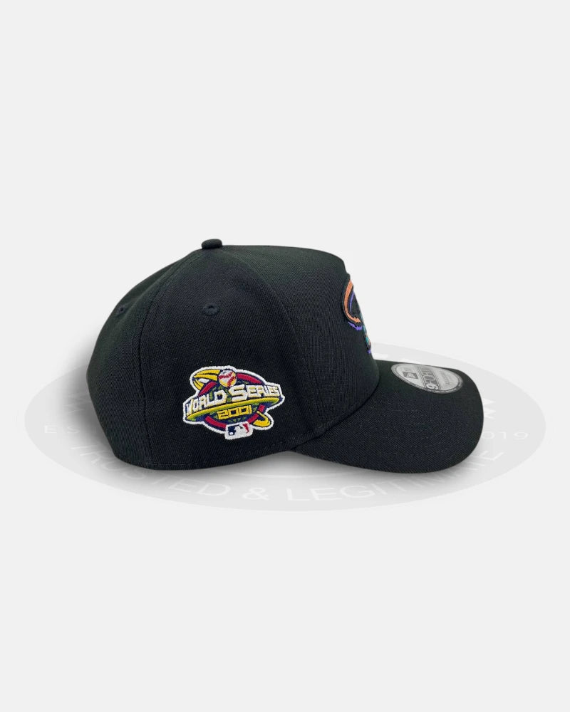Arizona Diamondbacks 2001 World Series Black 9Forty A-Frame Snapback Hat