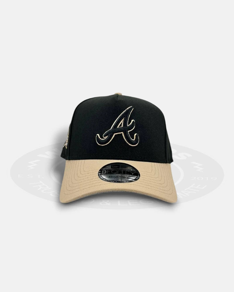 Atlanta Braves Midnight Dunes 9FORTY A-Frame Snapback Hat