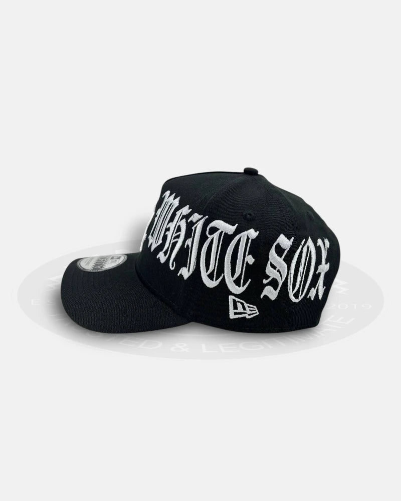 Chicago White Sox Oversized Gothic All Over 9FORTY A-Frame Snapback Hat