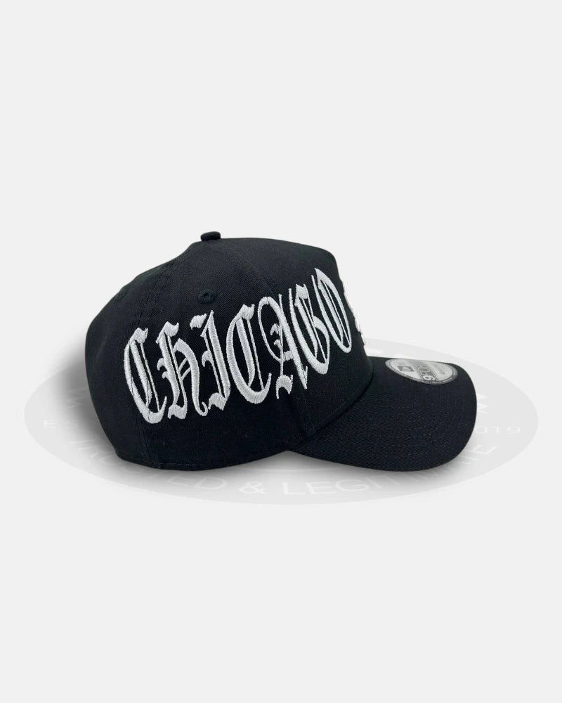 Chicago White Sox Oversized Gothic All Over 9FORTY A-Frame Snapback Hat