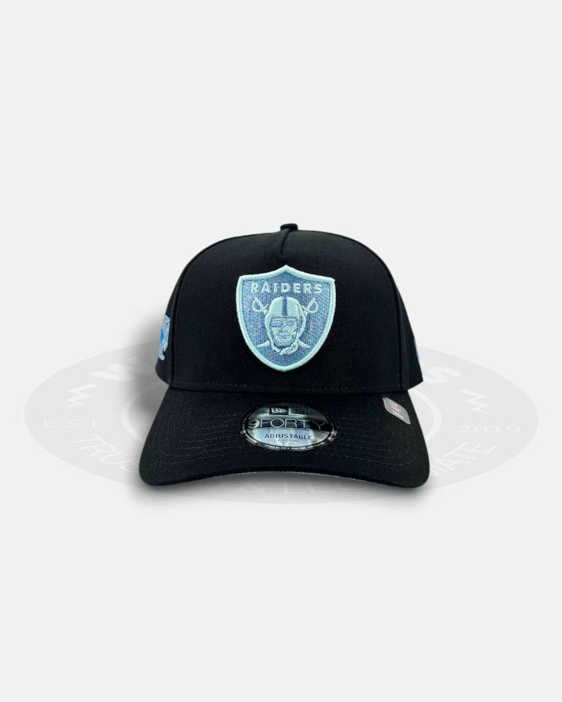 Las Vegas Raiders Blue Frost 9FORTY A-Frame Snapback Hat