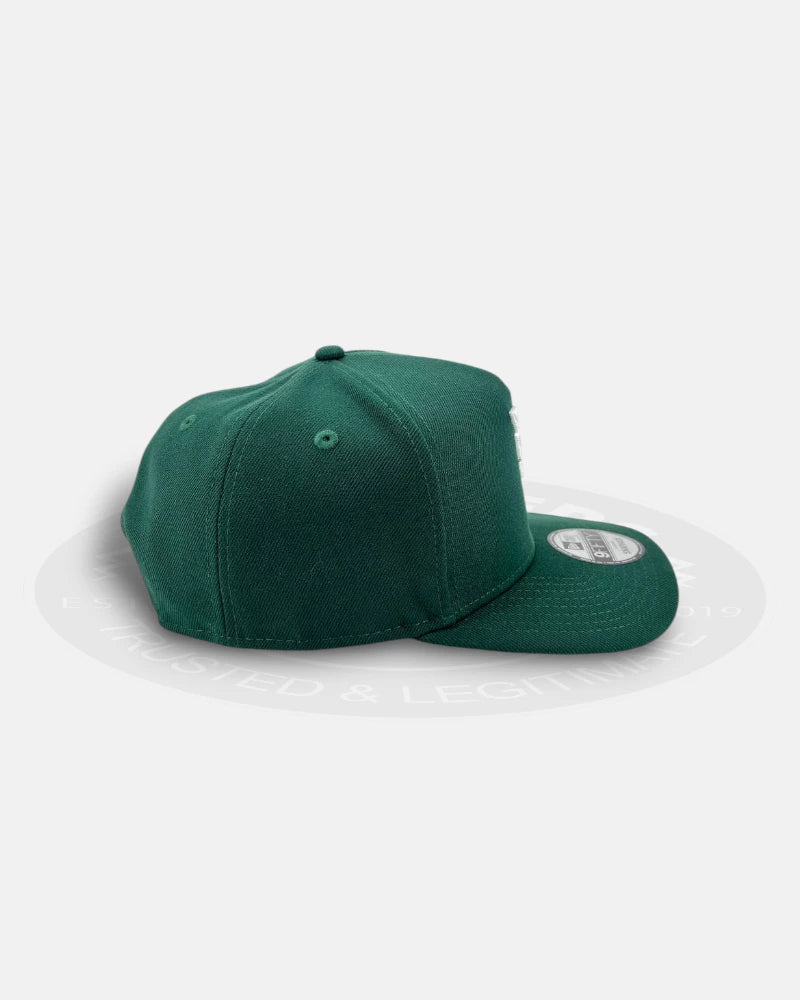 Los Angeles Dodgers Upside Down Green Pre Curved 9FIFTY A-Frame Snapback Hat