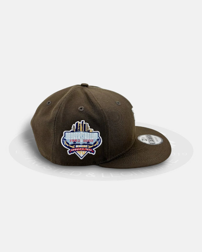 Los Angeles Dodgers Upside Down Brown Side Patch 9FIFTY Snapback Hat