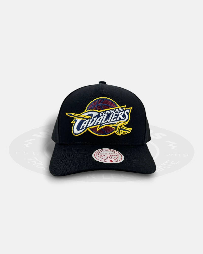 Cleveland Cavaliers HWC Black Pro Pinch Snapback Hat