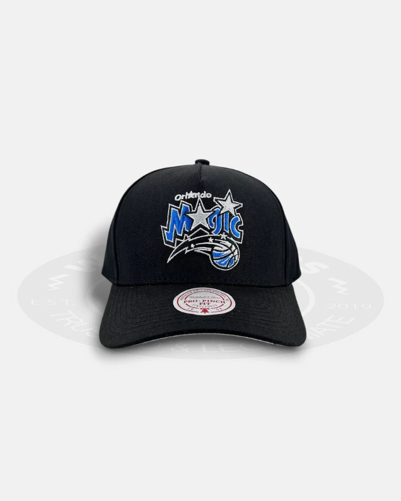 Orlando Magic HWC Black Pro Pinch Snapback Hat