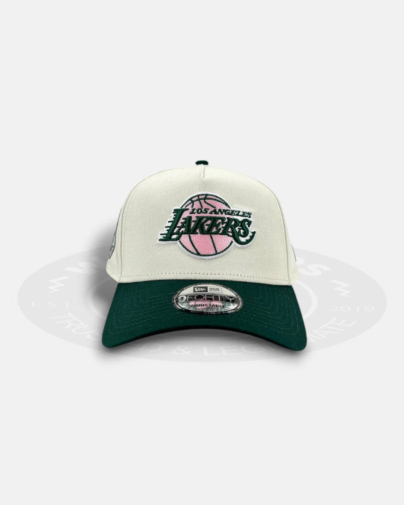 Los Angeles Lakers Neon Forest 9FORTY A-Frame Snapback Hat