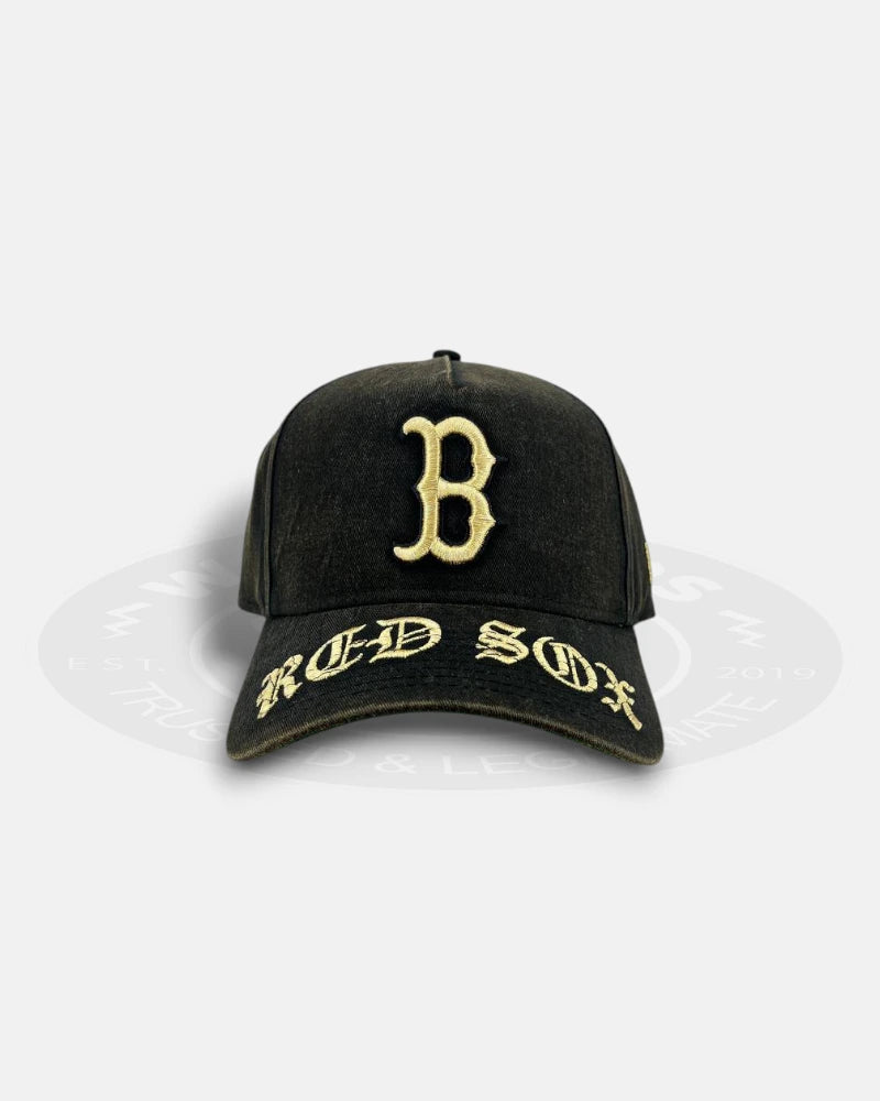 Boston Red Sox Gothic Fade 9FORTY A-Frame Snapback Hat
