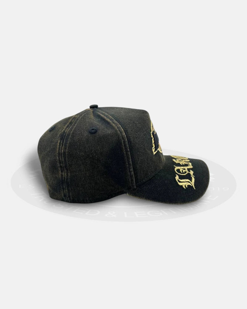 Los Angeles Lakers Gothic Fade 9FORTY A-Frame Snapback Hat