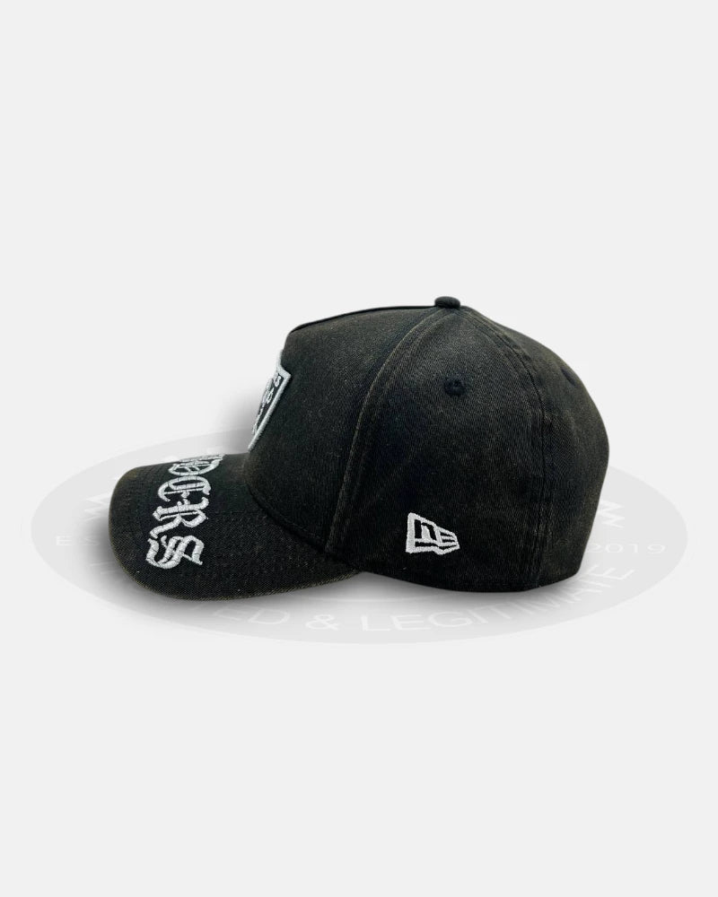 Las Vegas Raiders Gothic Fade 9FORTY A-Frame Snapback Hat