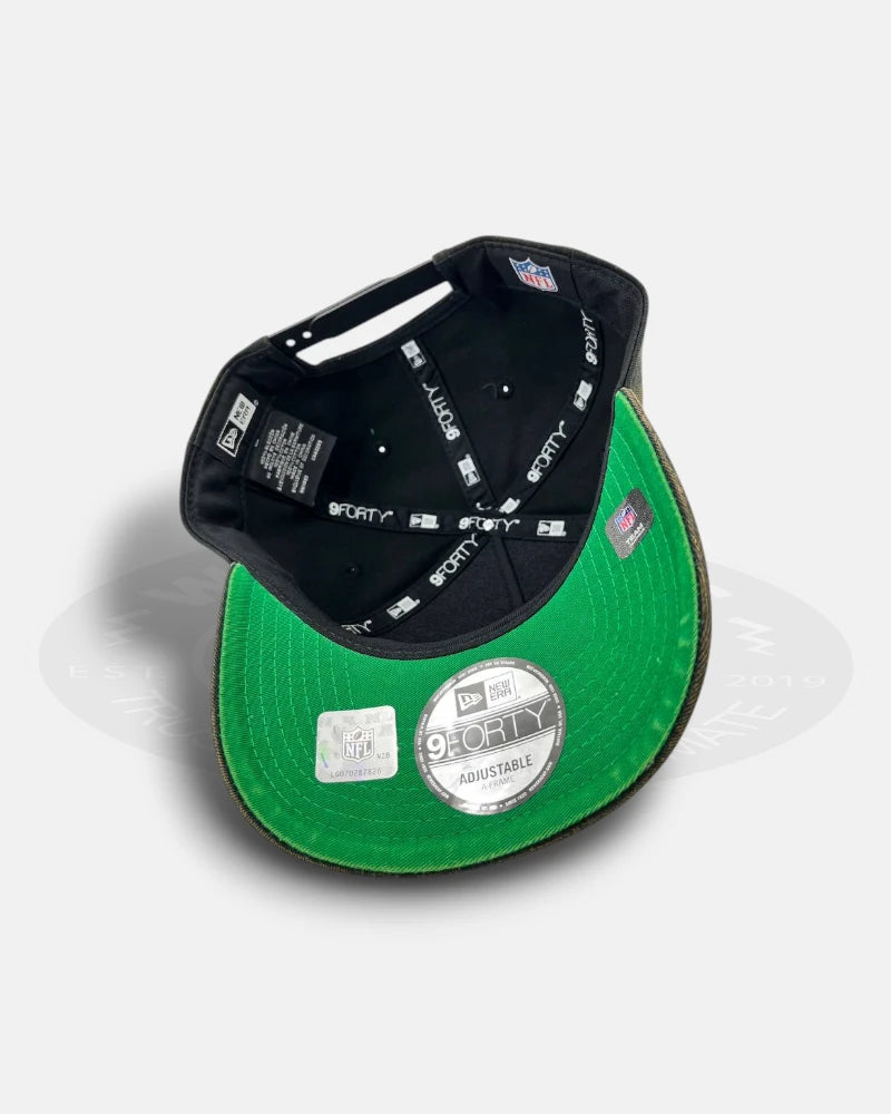 Las Vegas Raiders Gothic Fade 9FORTY A-Frame Snapback Hat