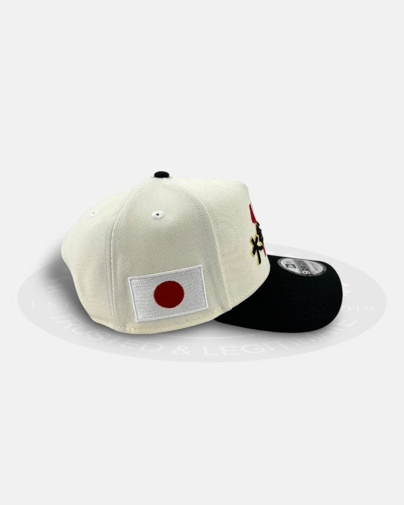 Los Angeles Dodgers Ohtani 17 Japan Chrome Two Tone 9FORTY A-Frame Snapback Hat