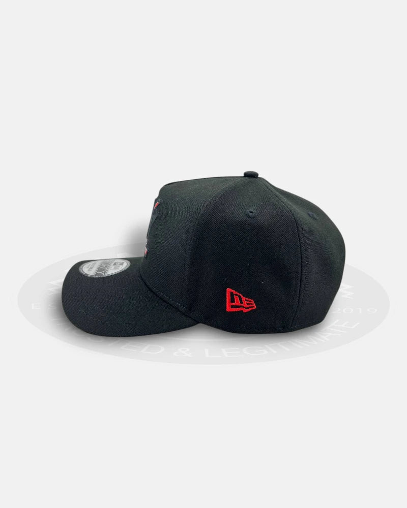 Anaheim Ducks A Mighty Decade Black Red 9FORTY A-Frame Snapback Hat