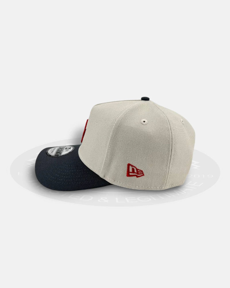 Los Angeles Dodgers Crimson Steel 9FORTY A-Frame Snapback Hat