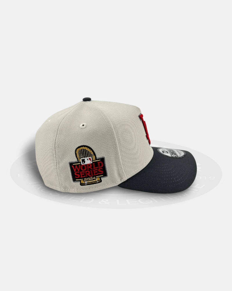 Los Angeles Dodgers Crimson Steel 9FORTY A-Frame Snapback Hat