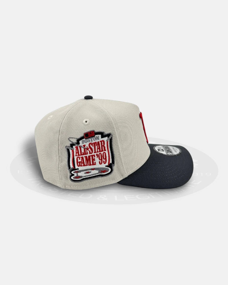 Boston Red Sox Crimson Steel 9FORTY A-Frame Snapback Hat