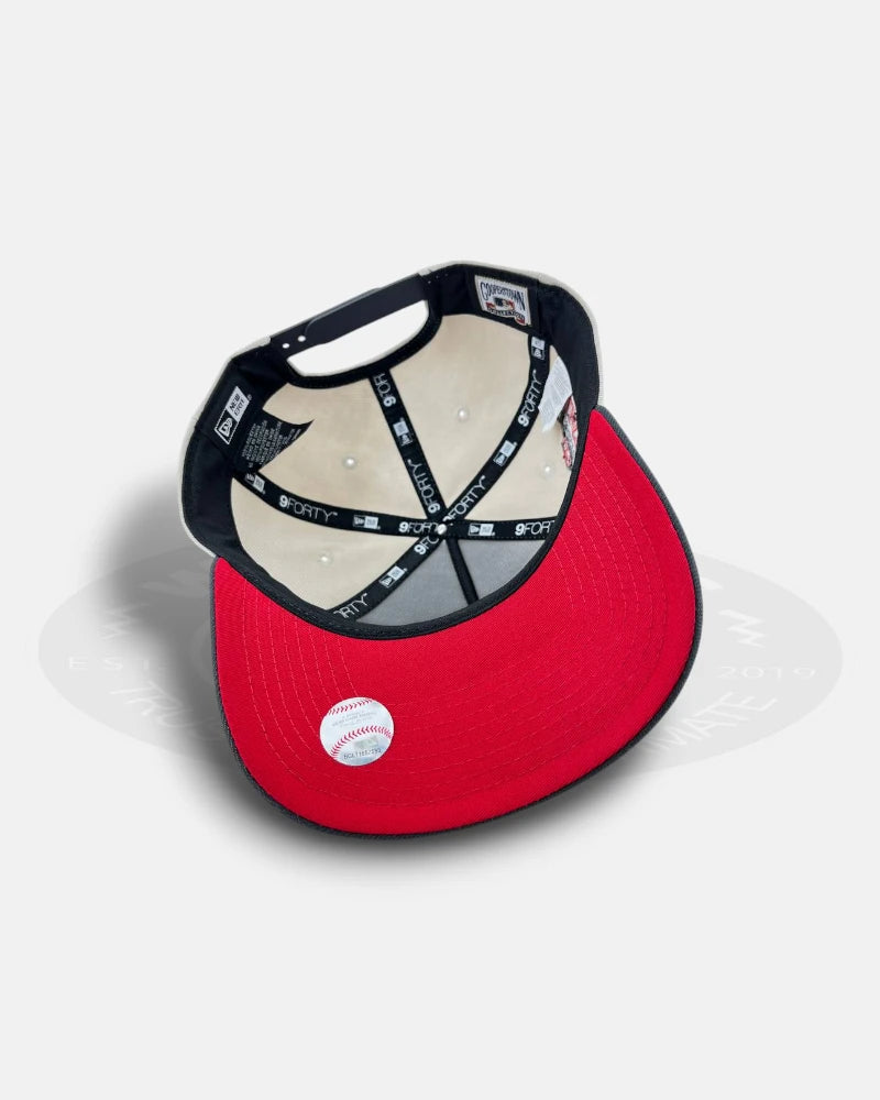 Boston Red Sox Crimson Steel 9FORTY A-Frame Snapback Hat