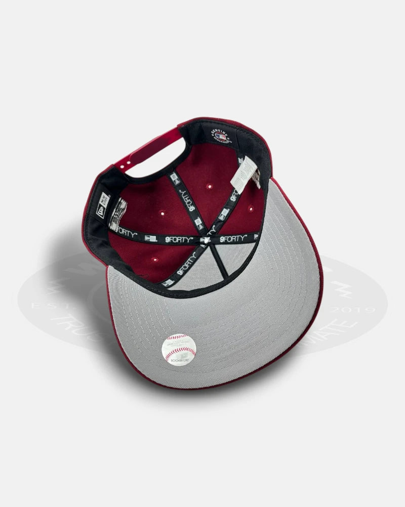 Los Angeles Dodgers Splash Shohei Ohtani Maroon 9FORTY A-Frame Snapback Hat