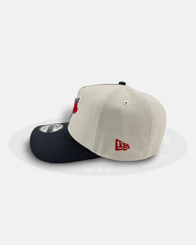 Toronto Blue Jays Crimson Steel 9FORTY A-Frame Snapback Hat