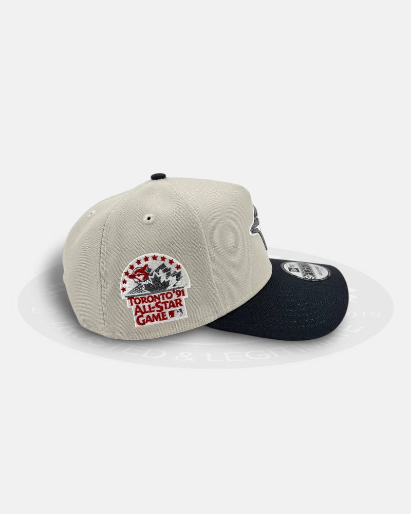 Toronto Blue Jays Crimson Steel 9FORTY A-Frame Snapback Hat