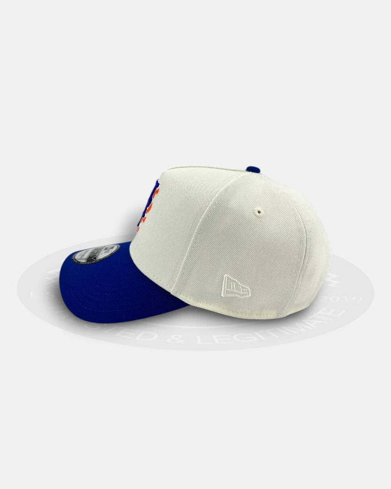 New York Mets 60th Crest Chrome 9FORTY A-Frame Snapback Hat