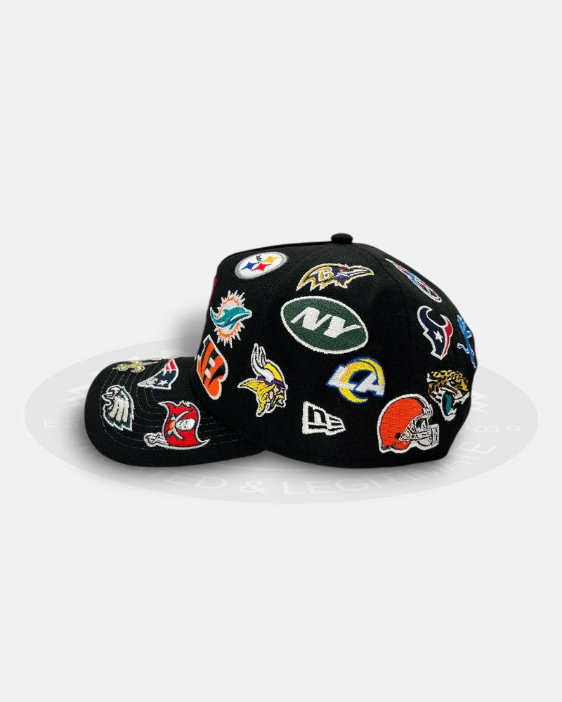 National Football League Overall Team Logo 9Forty A-Frame Snapback Hat