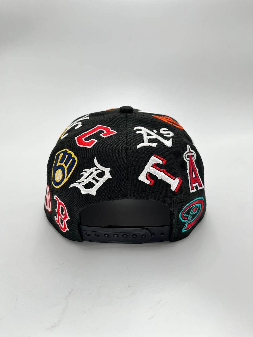 MLB League 'All Over Logo' Multi Color 9FORTY A-Frame Snapback Hat