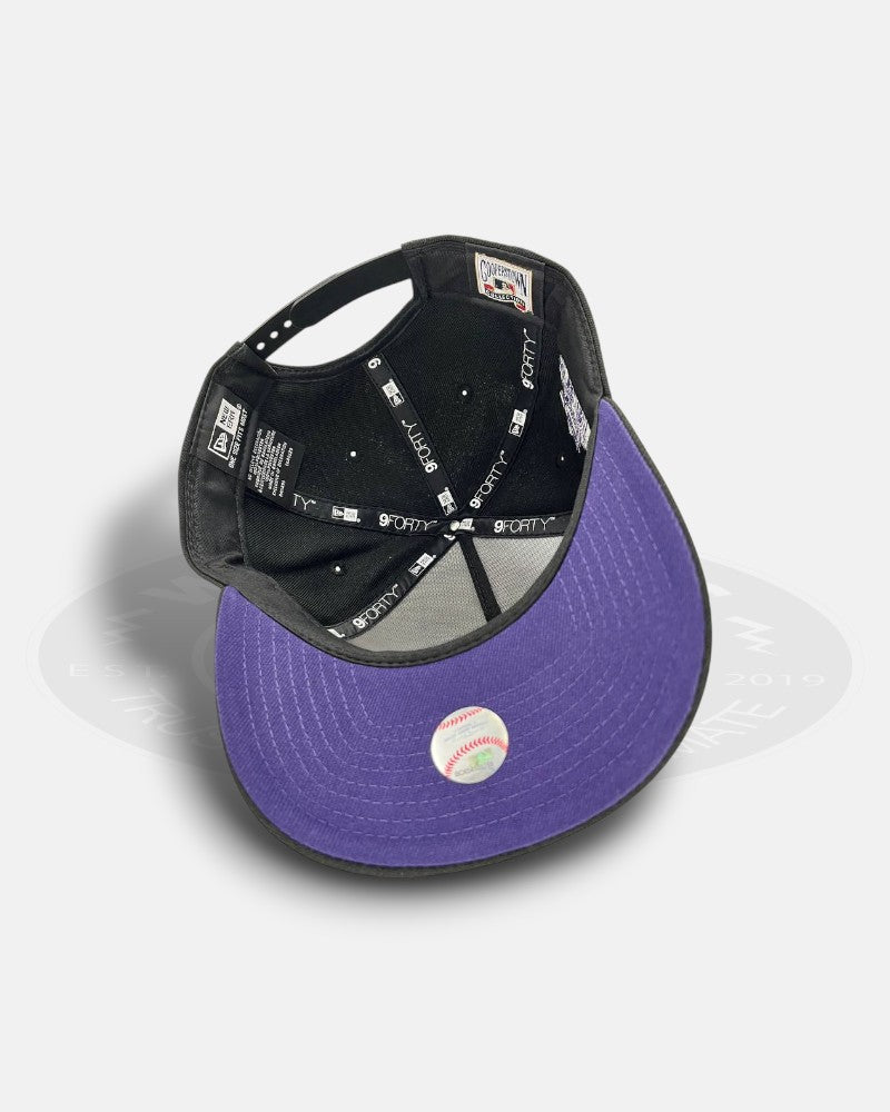 New York Yankees 100th Anniversary Purple Underbrim 9Forty A-Frame Snapback Hat