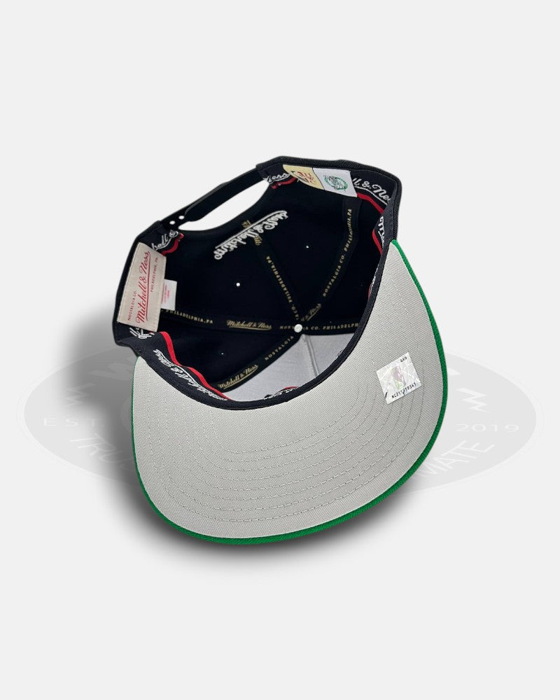 Boston Celtics 1968-1969 Back to Back NBA Champions Two Tone Adjustable Fit Snapback Hat