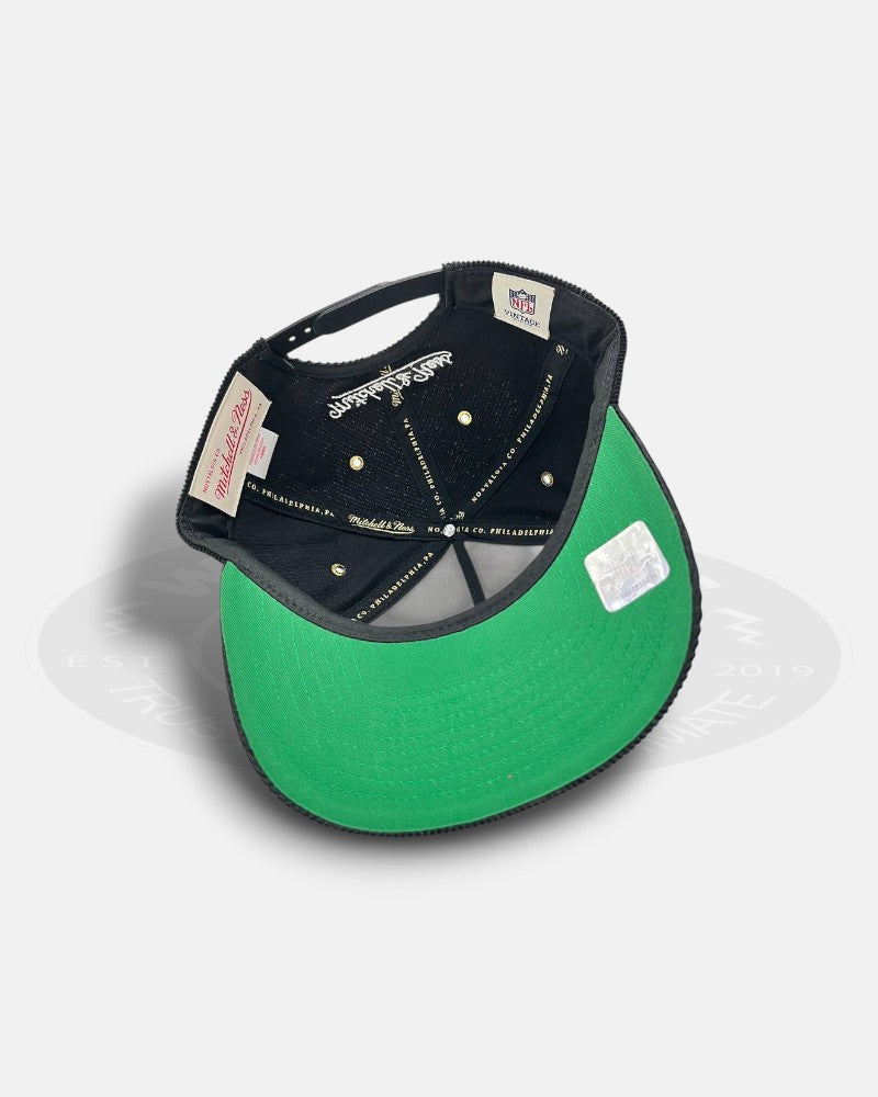 Las Vegas Raiders 1984 Super Bowl Champions AFC West Corduroy Deadstock Fit Snapback Hat