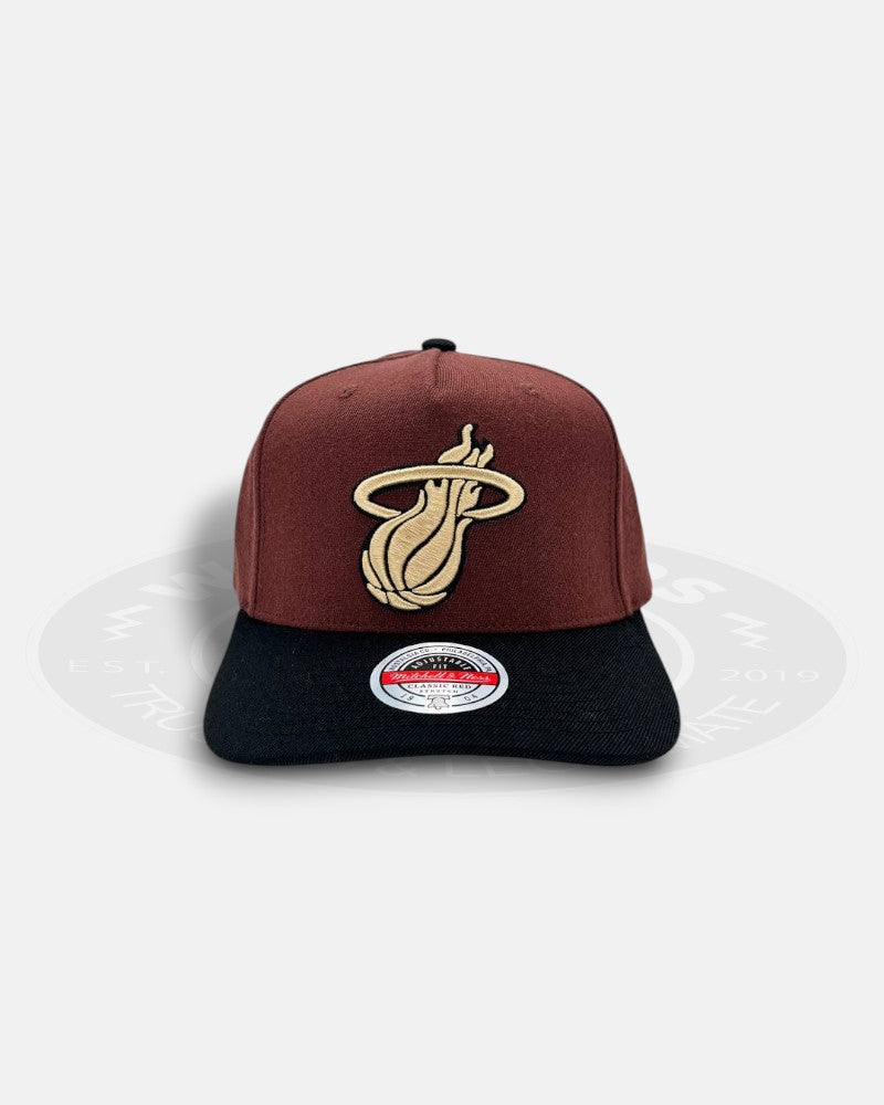 Miami Heat Two Tone Grey Underbrim Adjustable Fit Snapback Hat