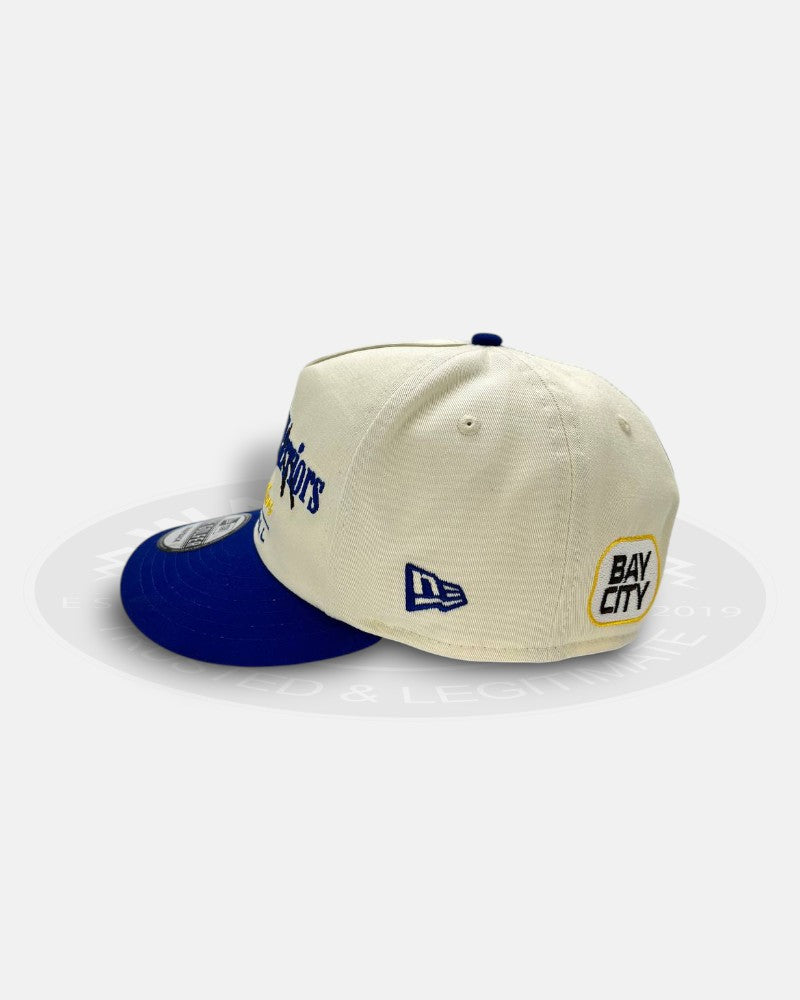 Golden State Warriors 7x NBA Champions Overall Logo The Golfer Snapback Hat