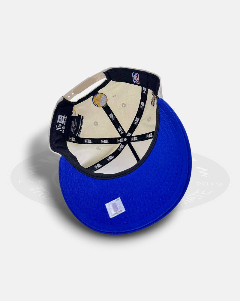 Golden State Warriors 7x NBA Champions Overall Logo The Golfer Snapback Hat
